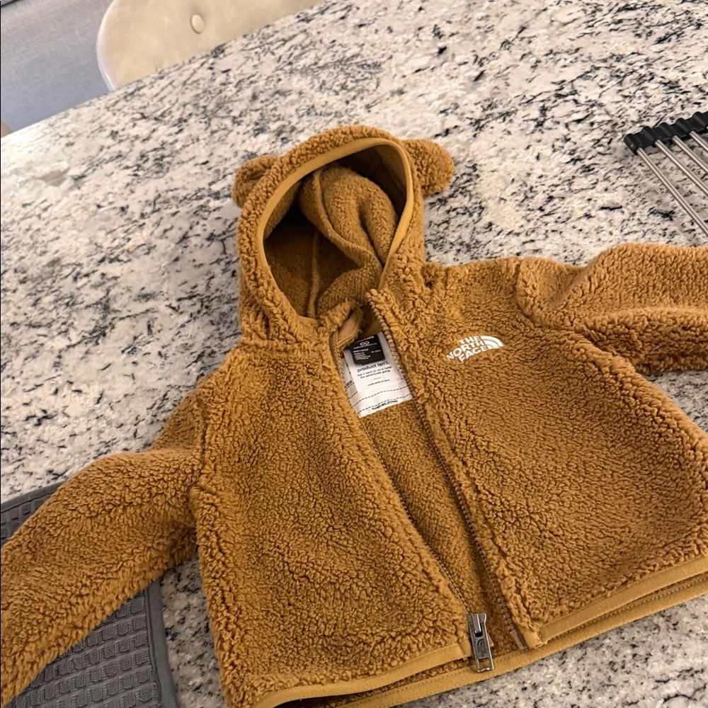 The North Face Tan Sherpa Hoodie